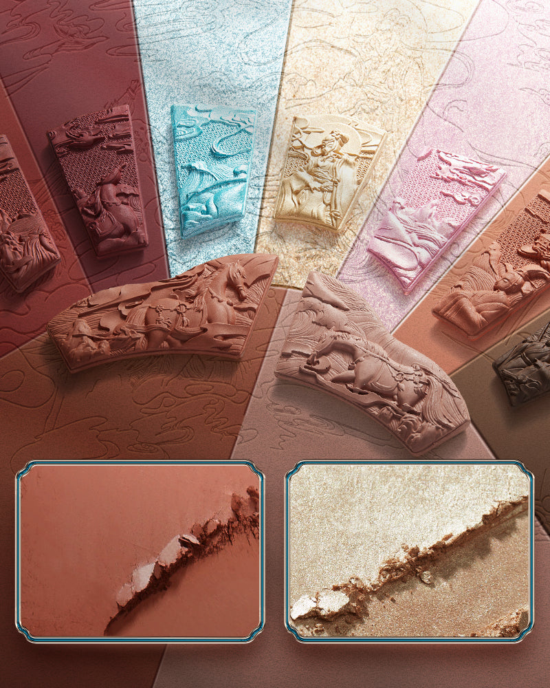 Floral Engraving Odey Makeup Palette (The Encounter)