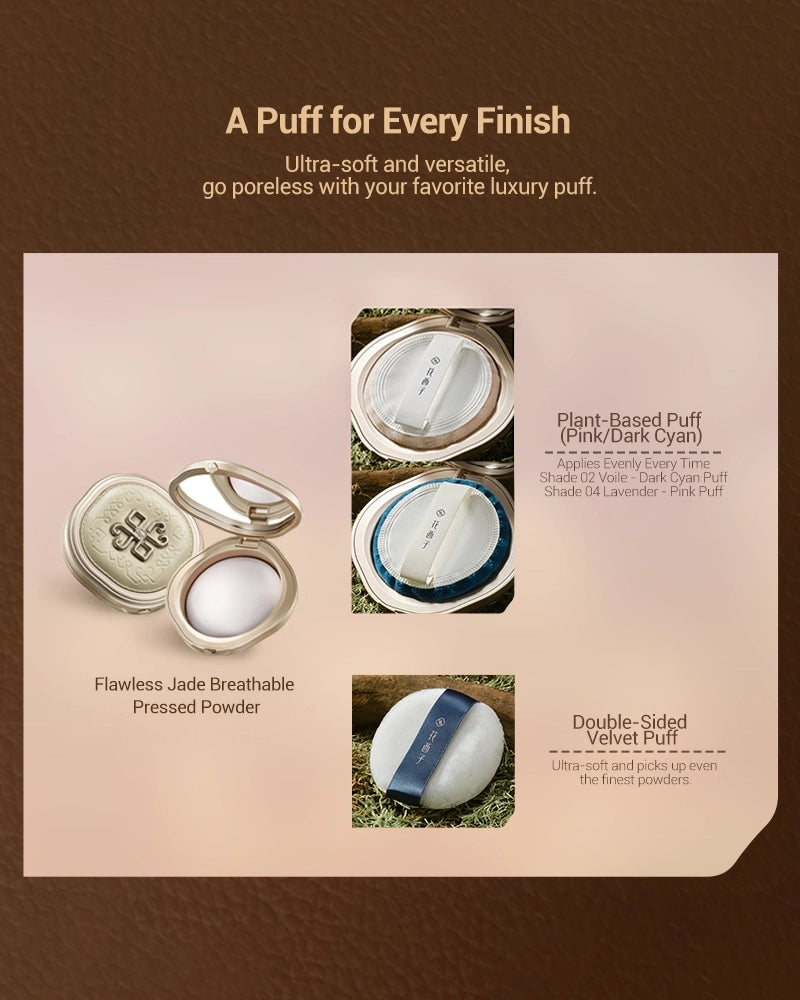 Flawless Jade Breathable Pressed Powder (Nomadic Glam)