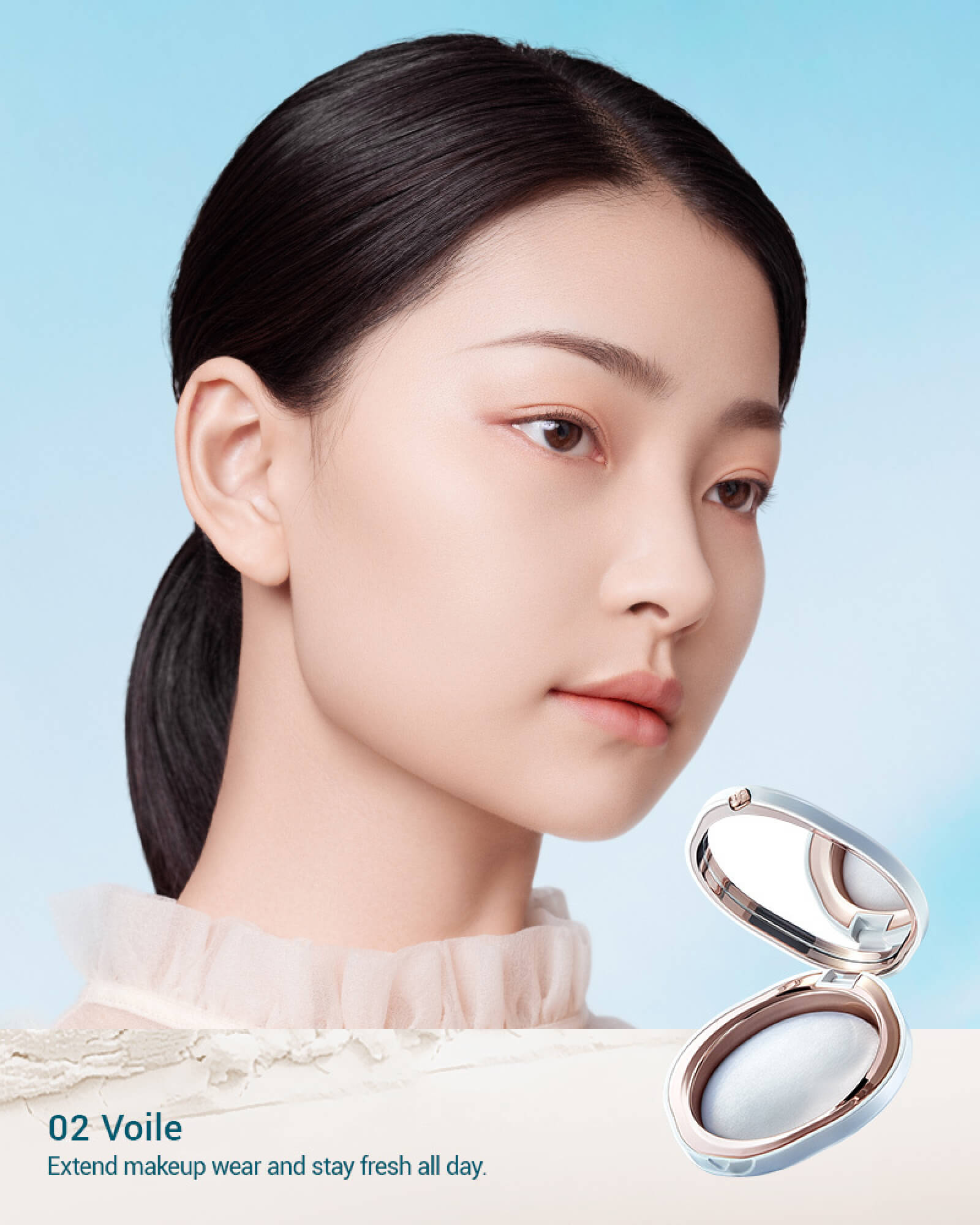 Florasis Flawless Jade Breathable Pressed Powder -sku