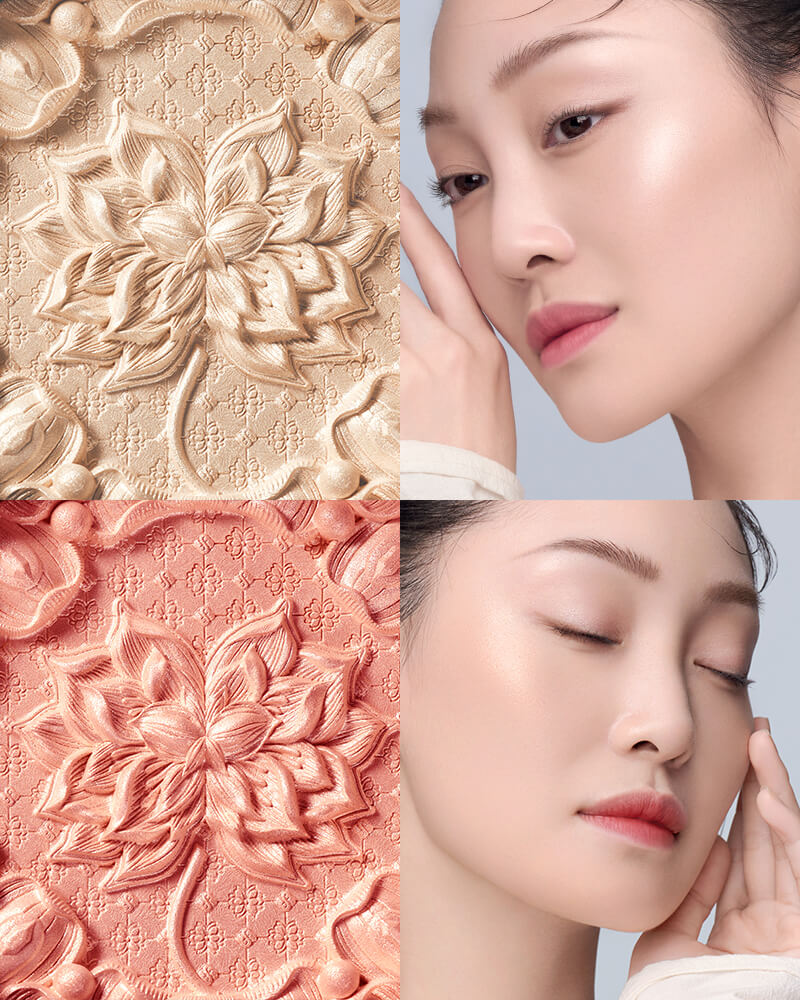 Florasis Twin-Lotus Relief Luminous Glow Highlighter