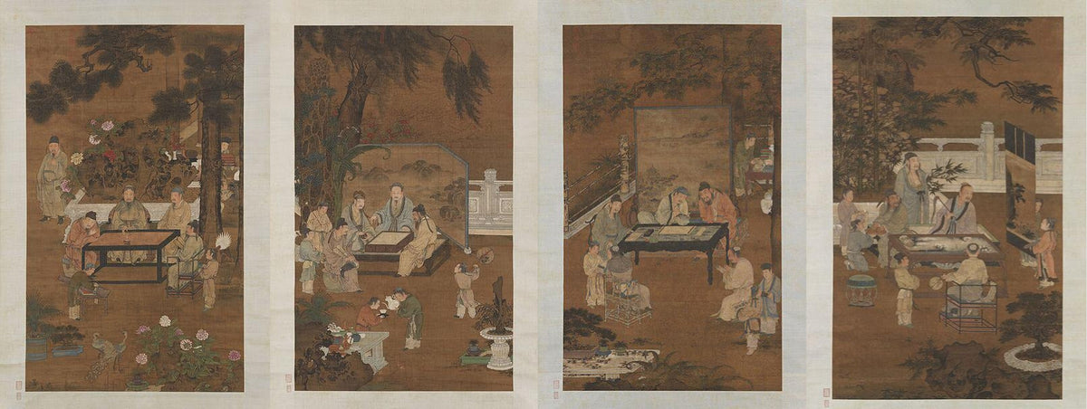 Beauty in Reflection of the Four Chinese Scholar Arts