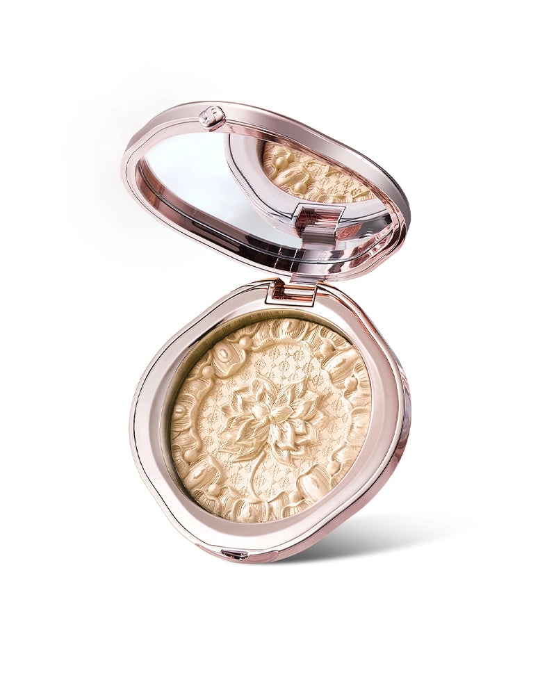 Twin-Lotus Relief Luminous Glow Highlighter