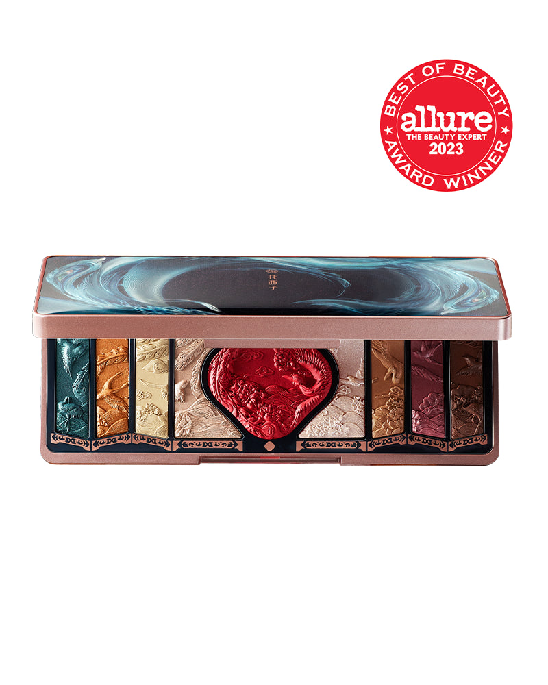 Floral Engraving Phoenix Makeup Palette