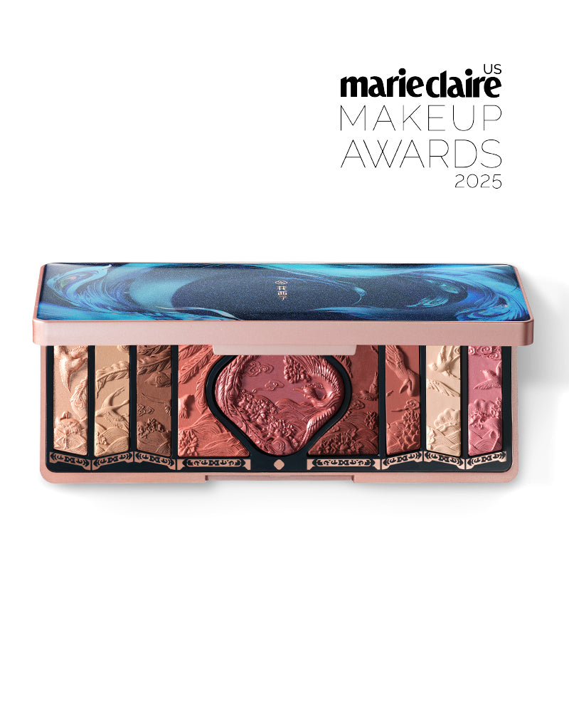 Floral Engraving Phoenix Makeup Palette