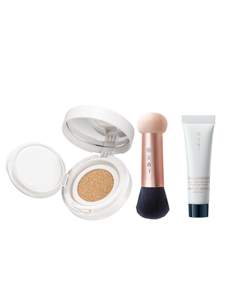 Poudre Compacte Teintée Effet Aérographe SPF Yurong