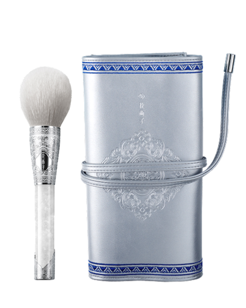 【Points-Redeemable】Crystal Makeup Brush+Brush Roll