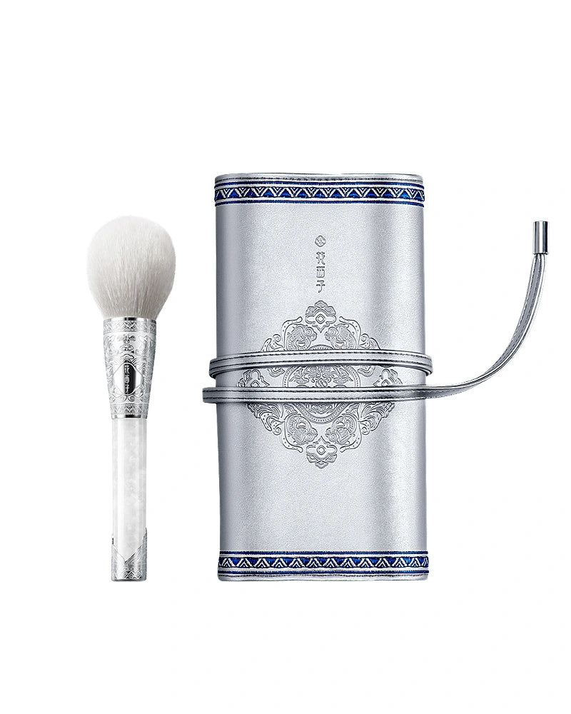 [Members Only] Impression of Miao Crystal Makeup Brush + Miao Silver Makeup Brush Roll