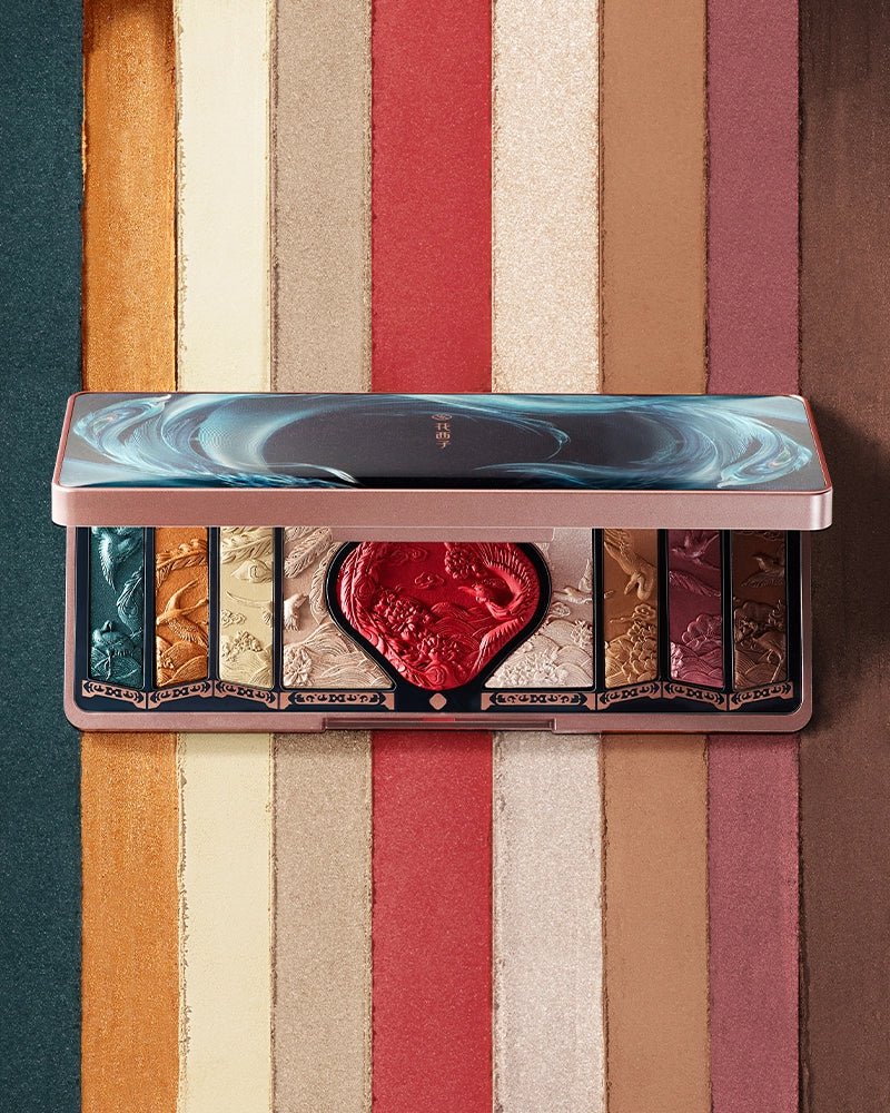 Florasis Floral Engraving Phoenix Makeup Palette