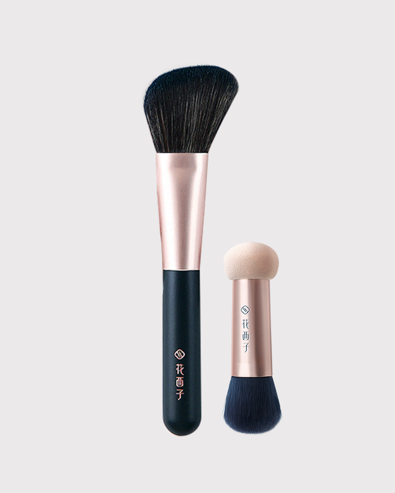 Soft Blooming Contour Brush+Soft Blooming Double-Ended Blush Brush