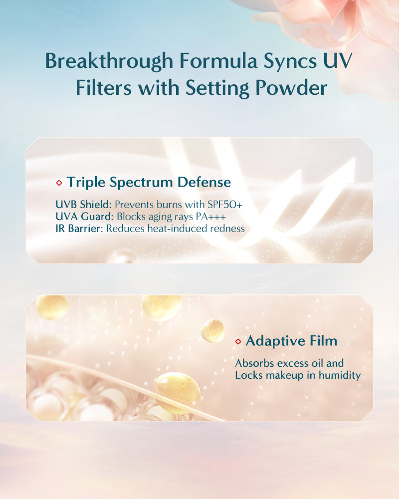 Yurong Airbrushed Tinted Pressed Powder SPF50+