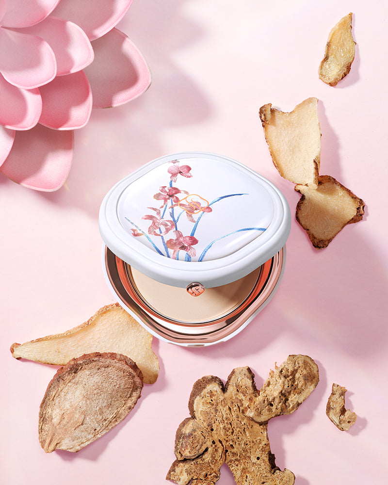 Yurong Airbrushed Tinted Pressed Powder (Ode to Embroidery)