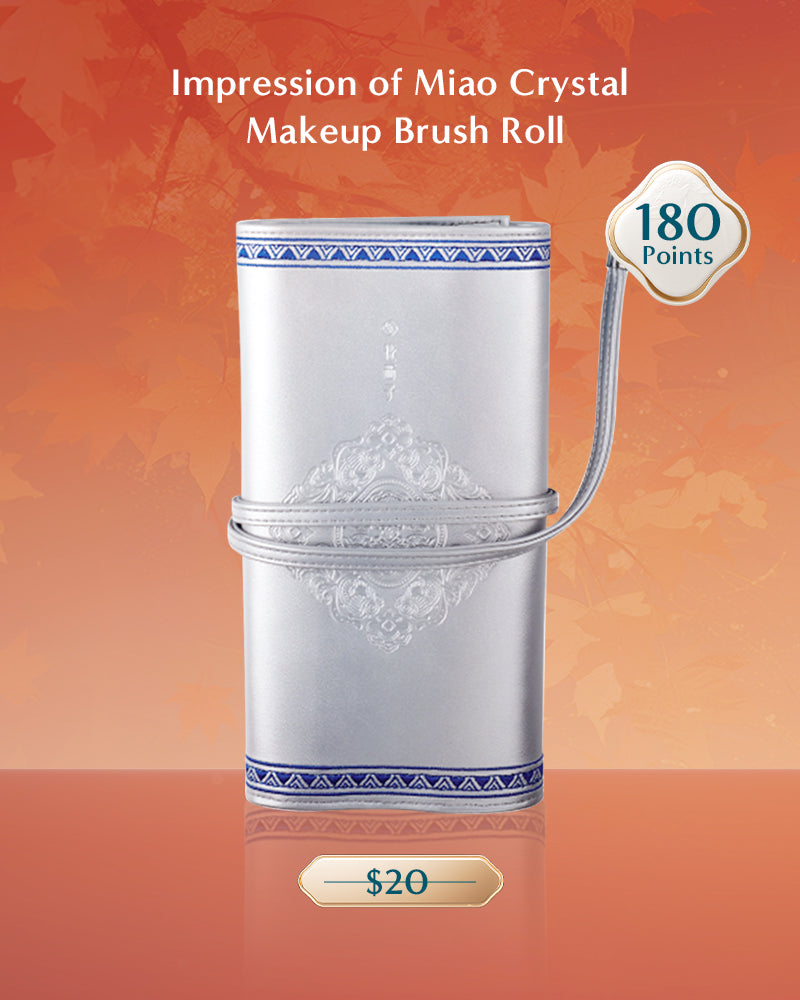 [Member Exclusive- September] Impression of Miao Crystal Makeup Brush Roll- Not for sale