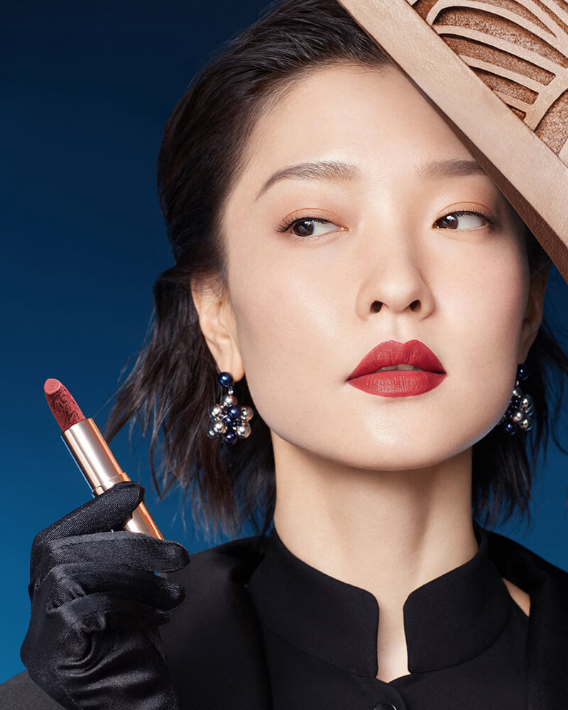 As New* Delvaux Tempete MM Rouge Lipstick at 1stDibs