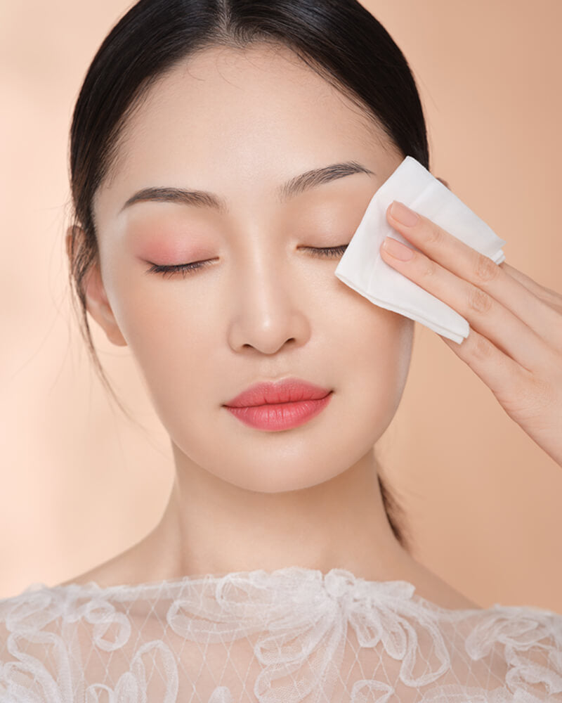 Florasis Floral Dew Care Makeup Remover Wipes (Eyes&Lips)