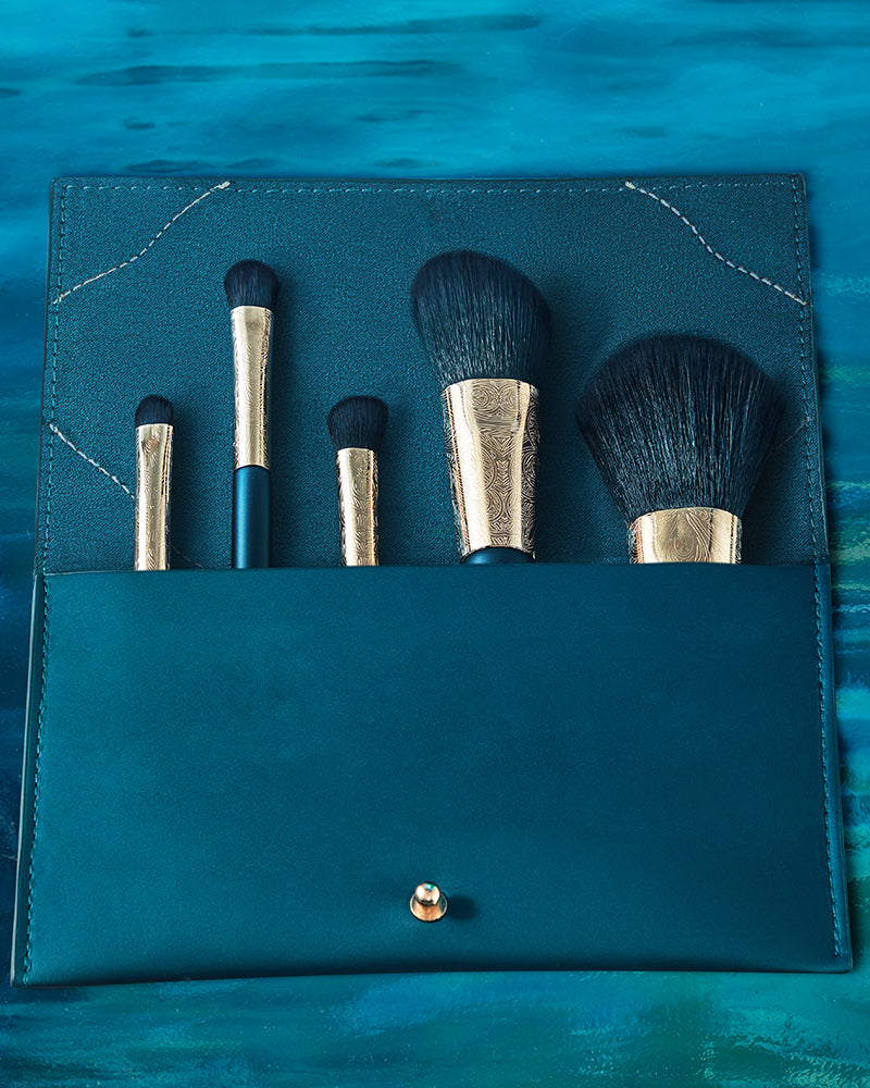 Aniise Oval Makeup Brush Set